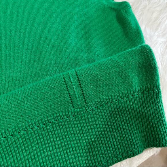 NEW Vintage Milly of New York Cashmere Jewel Scoop Neck Sleeveless Sweater NWOT - Picture 14 of 16